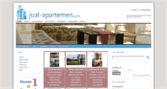 Desktop Screenshot of jual-apartemen.com